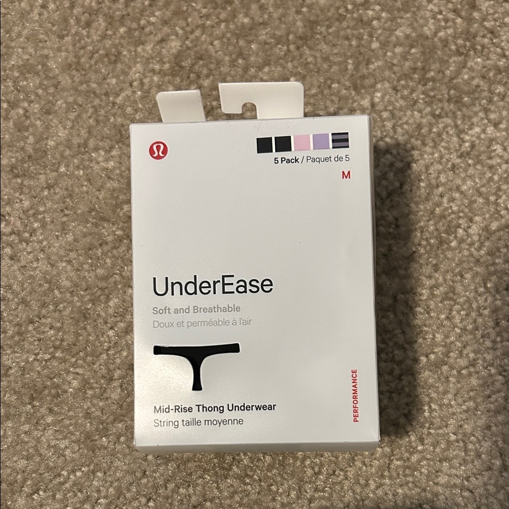 lululemon athletica UnderEase Thong - Multi-Color Pack Medium